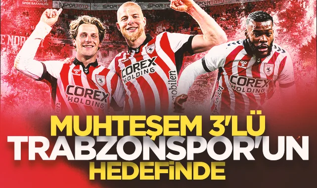 Samsunspor'un muhteşem 3'lüsü Trabzonspor'un hedefinde!