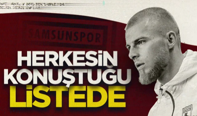 Samsunspor'un yıldızı Drongelen herkesin konuştuğu listede!