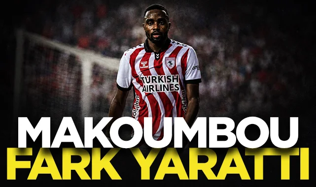 Samsunspor’un yıldızı Makoumbou fark yarattı
