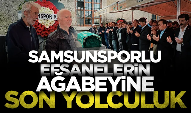Samsunsporlu efsane futbolcuların ağabeyi Remzi Koloğlu'na son yolculuk