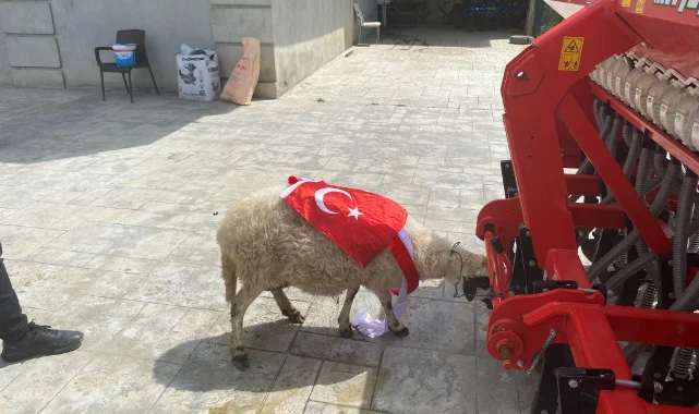 Şehit Gazi ve Terörle Mücadele Vakfı'ndan Havza'da 10 şehit ailesine kurbanlık