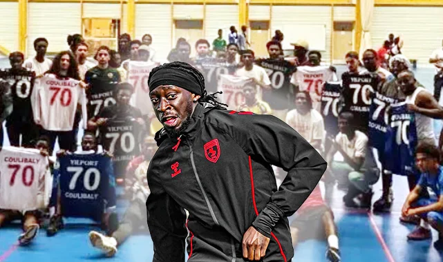 Sınırları aşan Samsunspor sevgisi! Tanguy Coulibaly Afrikalı çocukları sevindirdi