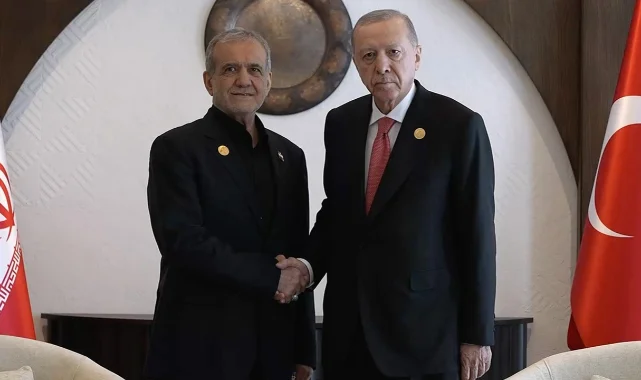 Son dakika: Cumhurbaşkanı Erdoğan Pezeşkiyan ile görüştü