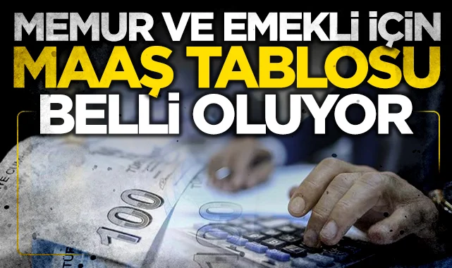 TCMB yayımladı: Memur ve emekli için maaş tablosu belli oluyor!