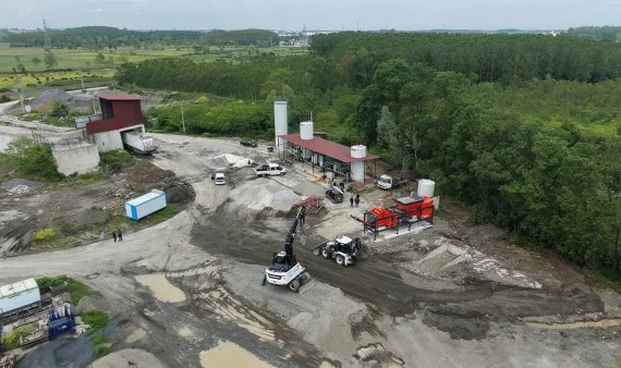 Terme’de kendi asfaltını üretmeye başladı: Maliyeti yarıya indi!