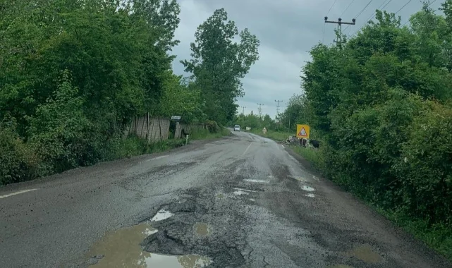 Terme'de yol tepkisi: İYİ Parti İlçe Başkanı Şakir Şahin verilen sözlerin tutulmadığını söyledi