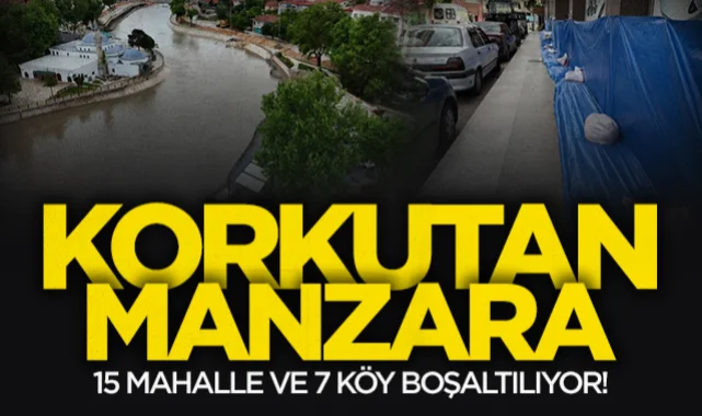 Tokat'ta korkutan manzara: 15 mahalle ve 7 köy boşaltılıyor!