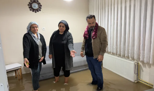 Tokat'ta sağanak sonrası evleri su bastı
