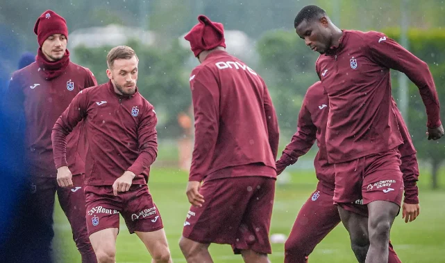 Trabzonspor’da kupa mesaisi! Gençlerbirliği hazırlıkları sürüyor