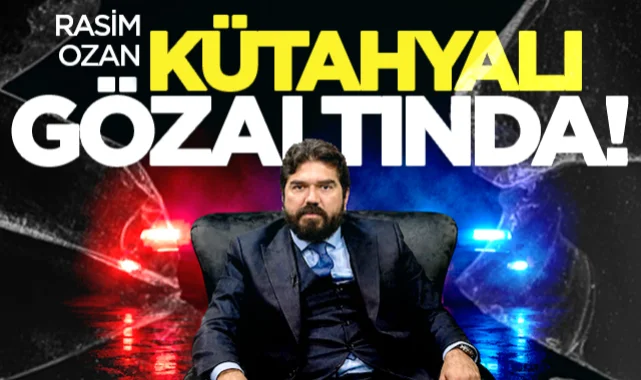 Rasim Ozan Kütahyalı bahis operasyonunda gözaltına alındı