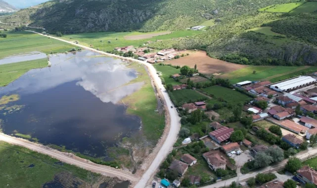 Yeşilırmak Turhal'da taştı: Tarım arazileri sular altında kaldı