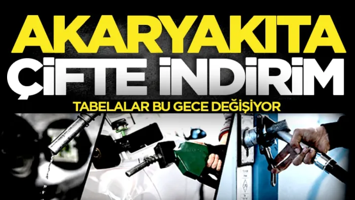 Akaryakıtta çifte indirim sevinci: Benzin, motorin ve LPG fiyatları değişiyor