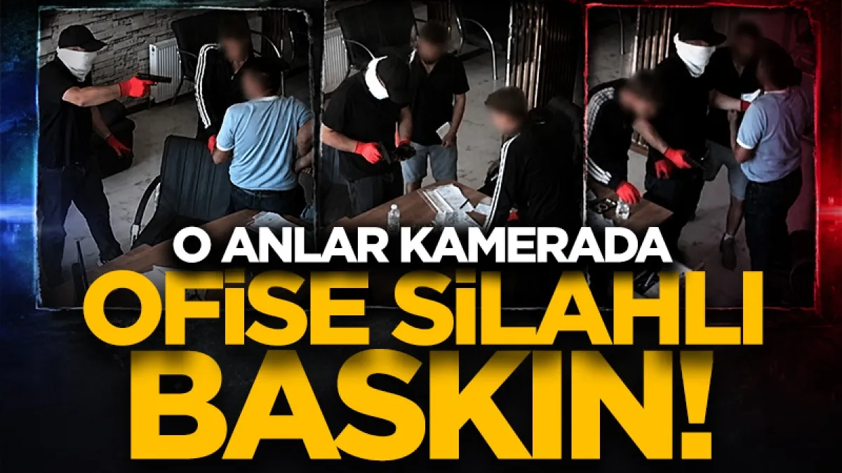Ankara'da müteahhitin ofisini basıp darp ettiler! O anlar kamerada...