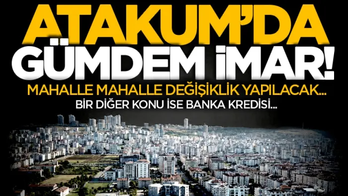 Atakum Belediyesi'nde gündem imar değişiklikleri ve banka kredisi