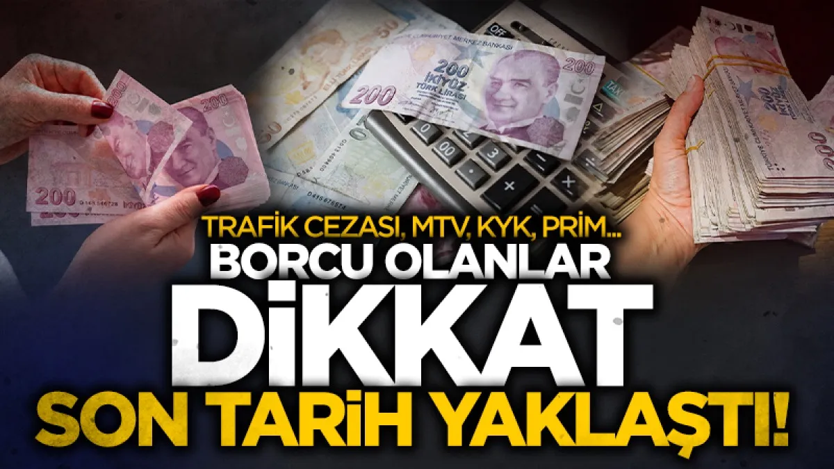Borç yapılandırmasında son günler: 72 aya kadar taksit imkanı