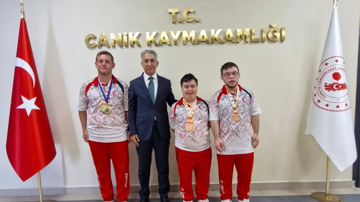 Canik'in özel sporcularından büyük başarı