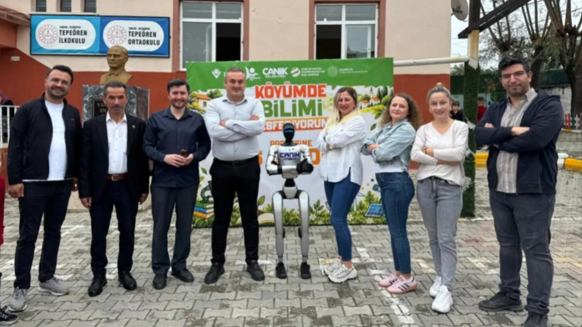 CANİKMAN, Vezirköprü’de köy okuluna konuk oldu