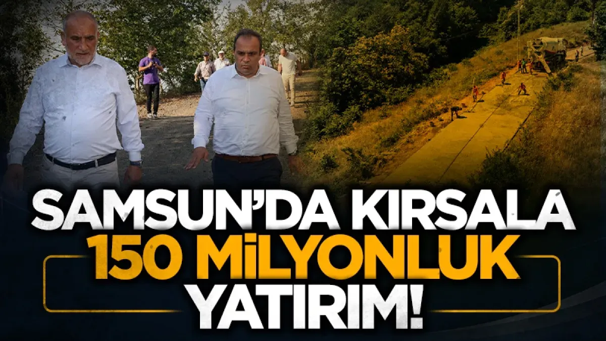 Canik’te kırsala 150 milyon TL’lik ulaşım yatırımı! Yeni yollar hizmete girdi