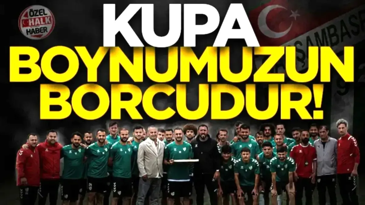 Çarşambaspor Teknik Direktörü Sertaç Gezer Halk Gazetesi'ne konuştu: Kupa boynumuzun borcudur