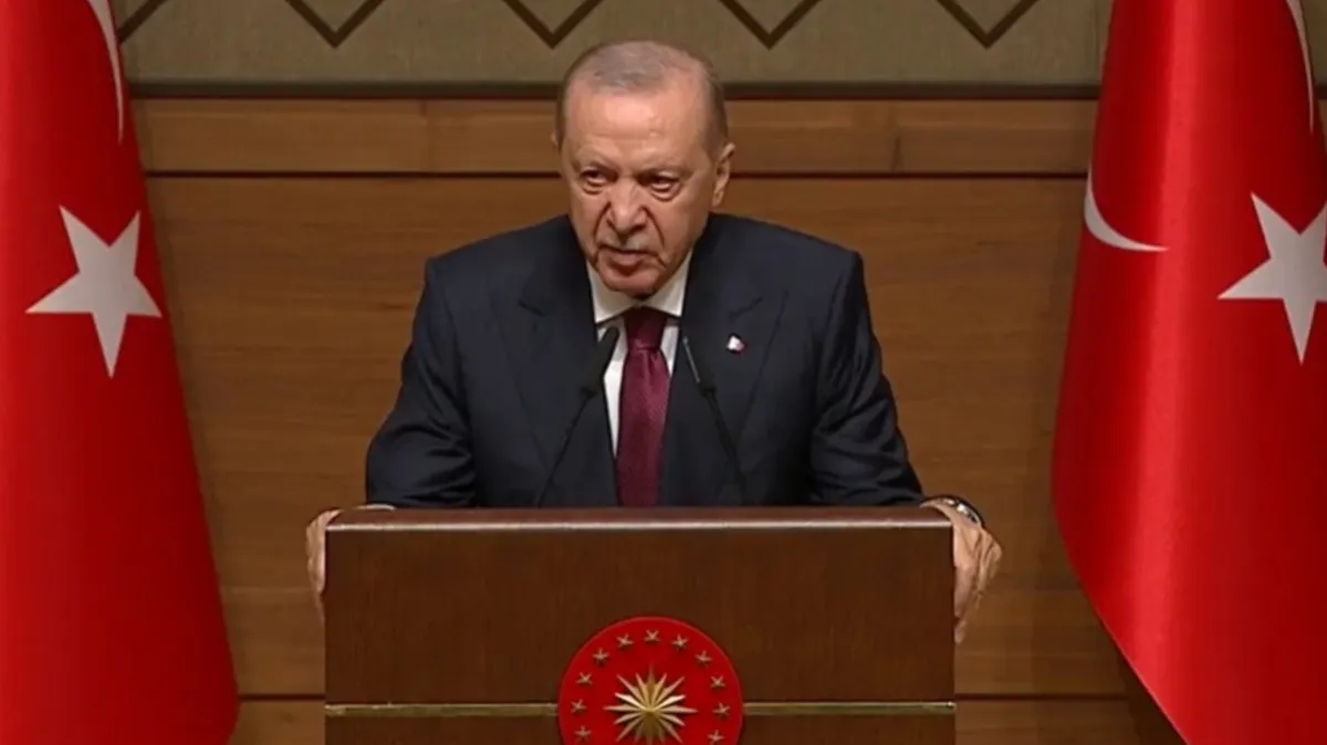 Cumhurbaşkanı Erdoğan'dan net milli güvenlik mesajı: Gözümüz kimseyi görmez