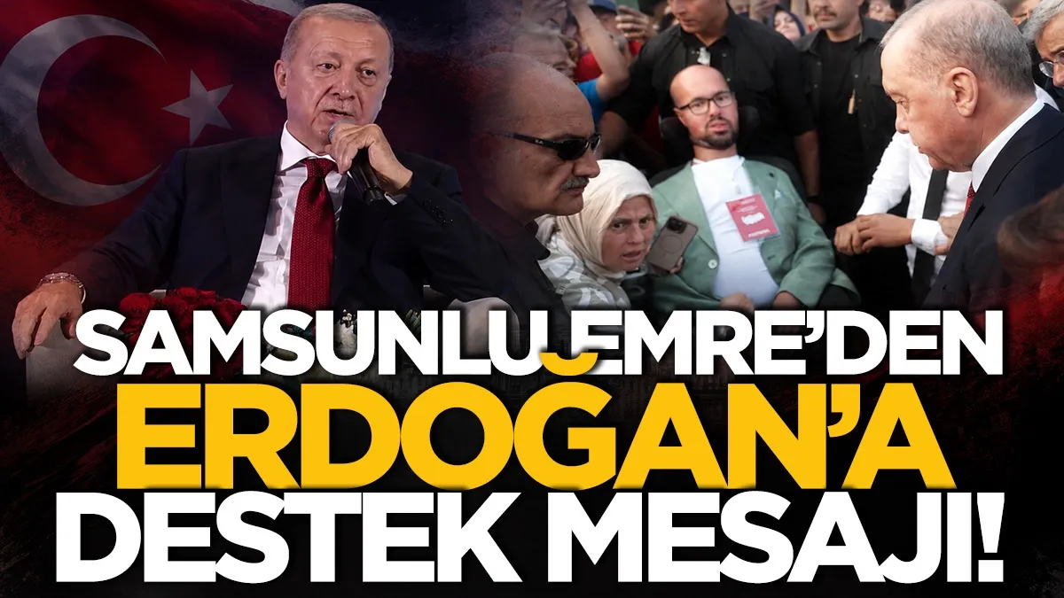 Cumhurbaşkanı Erdoğan’dan Samsunlu Emre’ye anlamlı ziyaret
