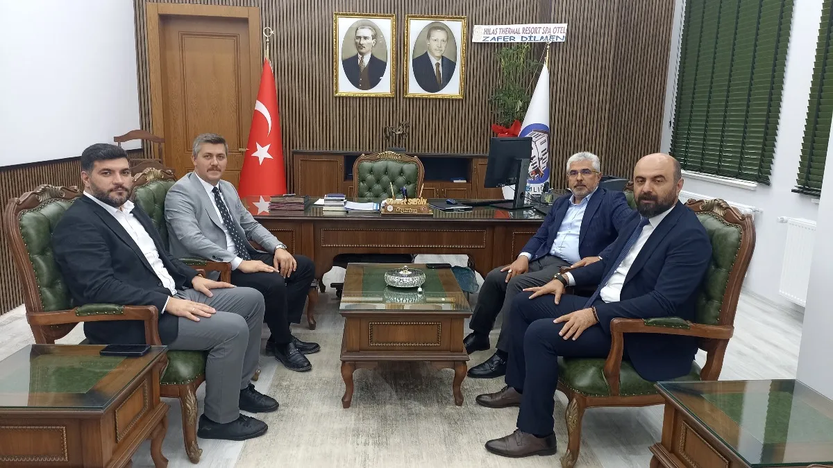 Ersan Aksu’dan Havza Kaymakamı Samet Serin’e ziyaret