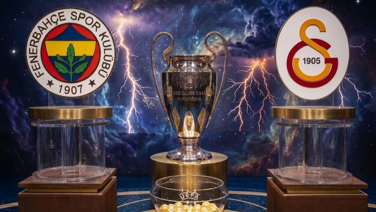 Fenerbahçe ve Galatasaray’ın Şampiyonlar Ligi rakipleri belli oldu