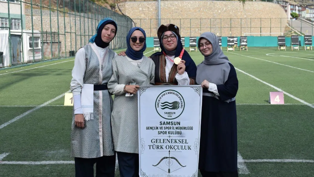 Geleneksel okçulukta Samsun’a altın madalya