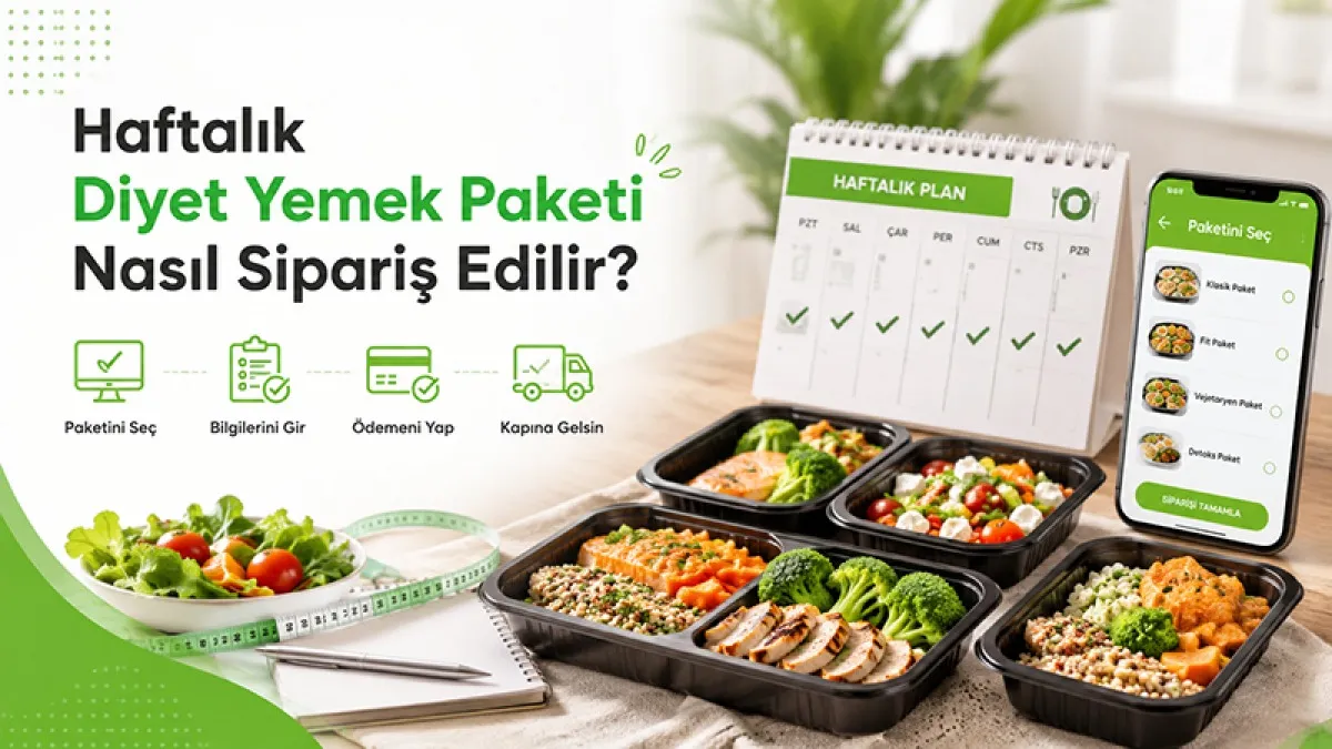 Haftalık Diyet Yemek Paketi Nasıl Sipariş Edilir?