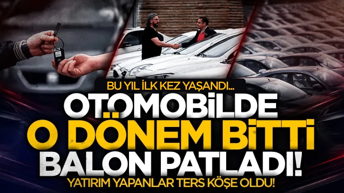 İkinci el otomobil piyasasında bir ilk: Ortalama ilan fiyatları geriledi