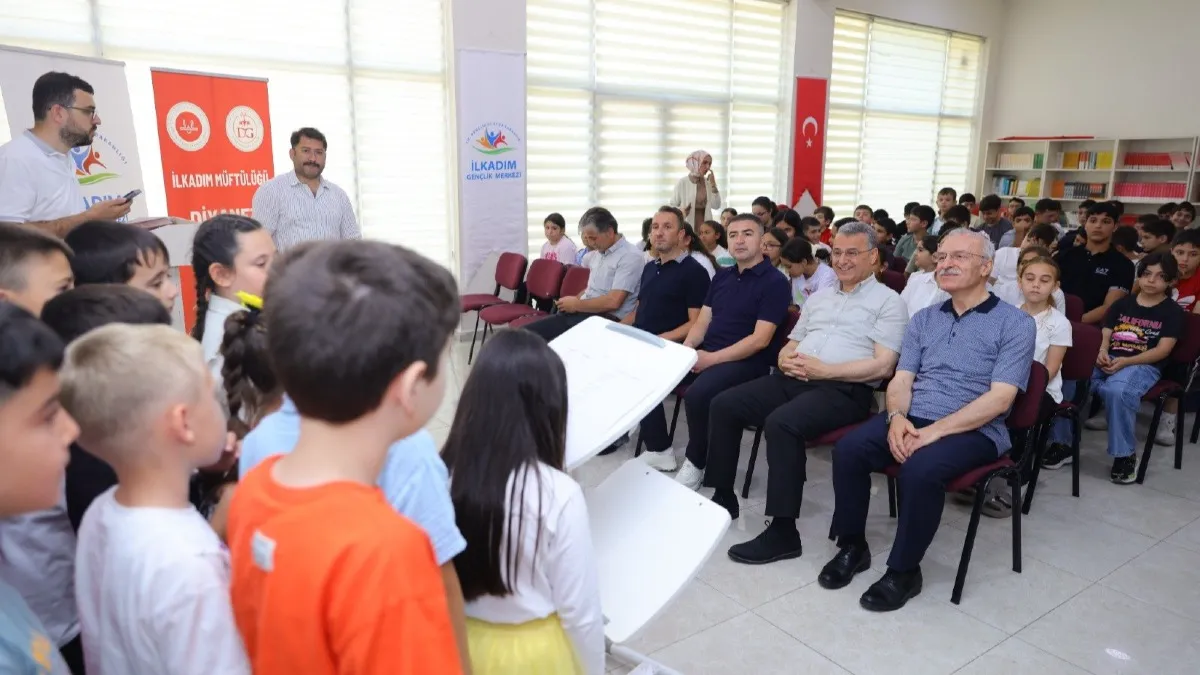 İlkadım’da çocuklar “Camiler Sesinle Şenlensin” programında buluştu