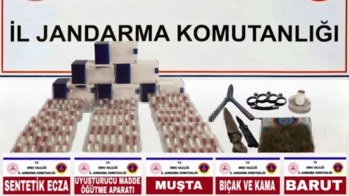 Jandarmadan Ordu ve Samsun'da eş zamanlı uyuşturucu operasyonu