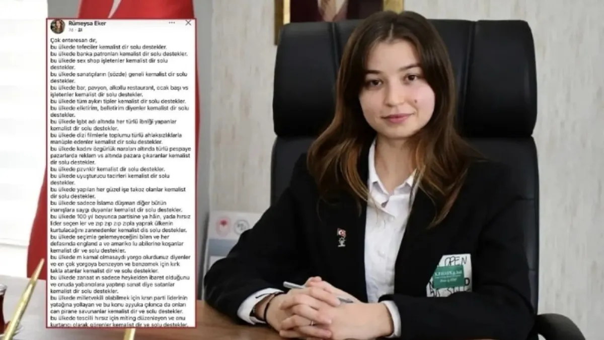 'Kemalistler' paylaşımı yapan Rümeysa Eker'in ifadesi alındı mı, ceza verildi mi?