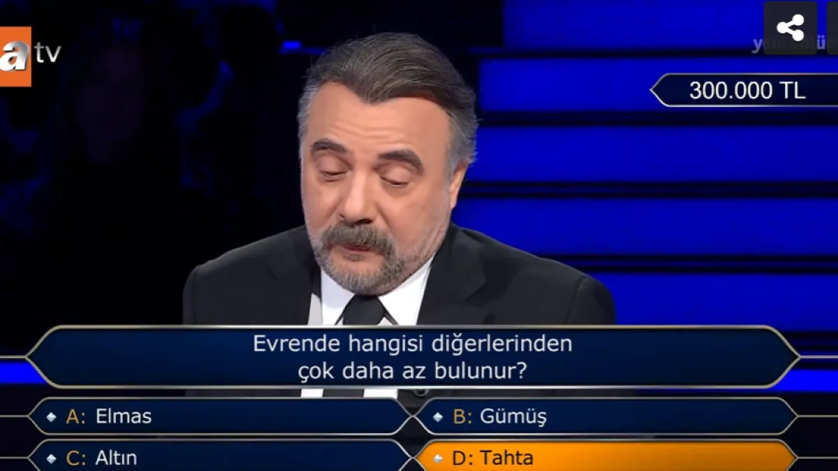 Kim Milyoner Olmak İster'de tarih sorusu ekran başındakileri merak ettirdi