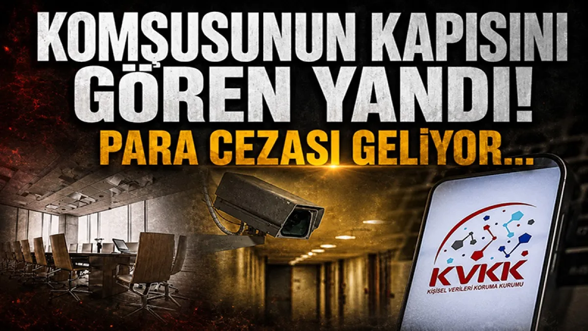 Komşunun kapısını gören yandı! Para cezası geliyor