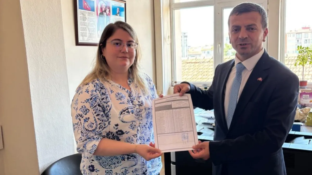 MHP Bafra'da Kemal Şahin dönemi resmen başladı: Mazbata alındı