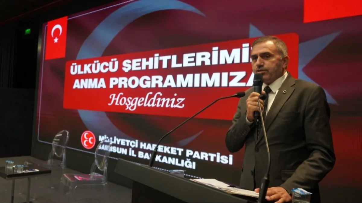 MHP Samsun’da ülkücü şehitler dualarla anıldı