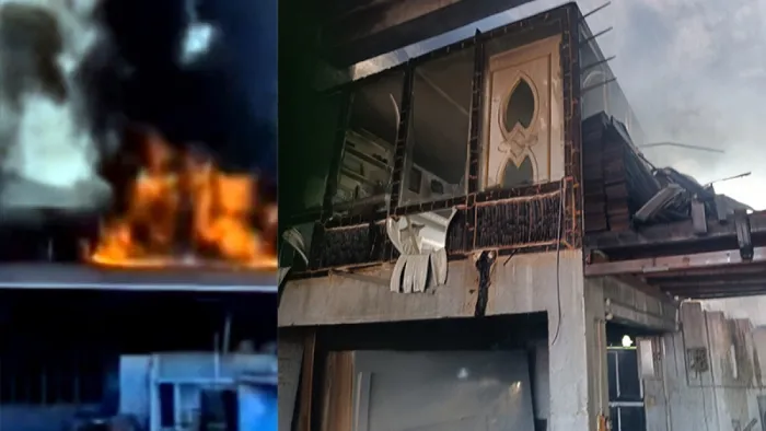 Ordu'da mobilya atölyesinde yangın