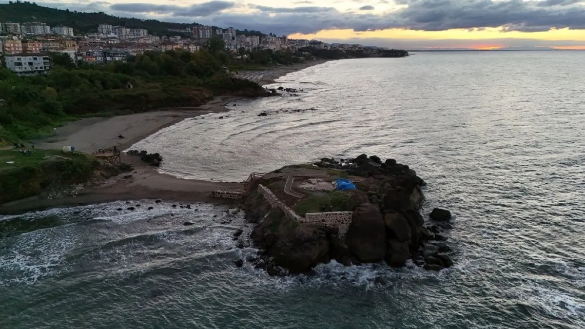 Ordu’nun tarihi adası yeniden gün yüzüne çıkıyor