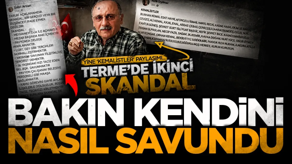 Samsun eski meclis üyesi Sabri Arslan kendini böyle savundu!