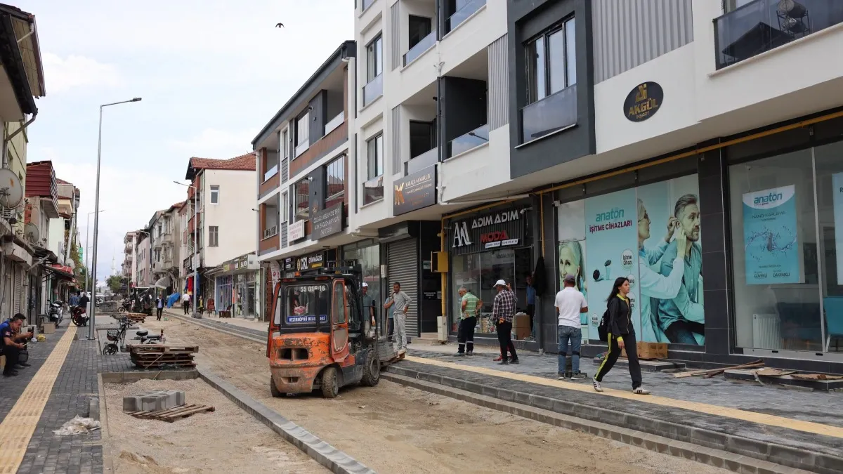 Samsun Vezirköprü'ye prestijli cadde geliyor