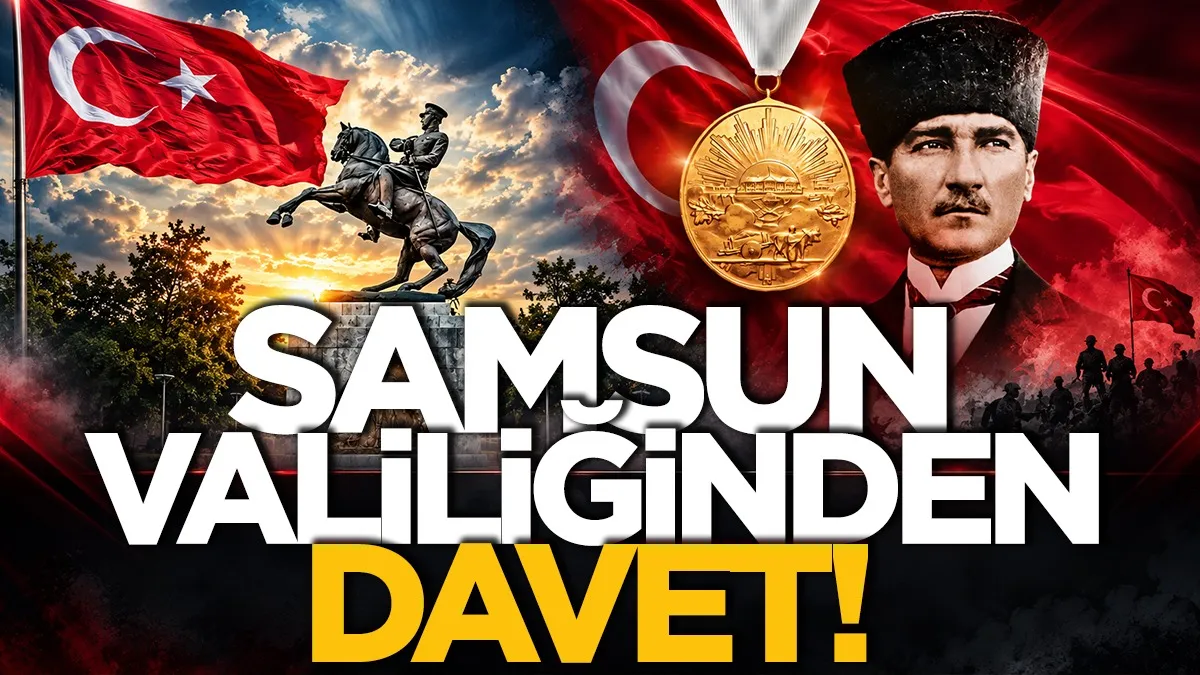 Samsun'da 19 Eylül Gaziler Günü için program belli oldu