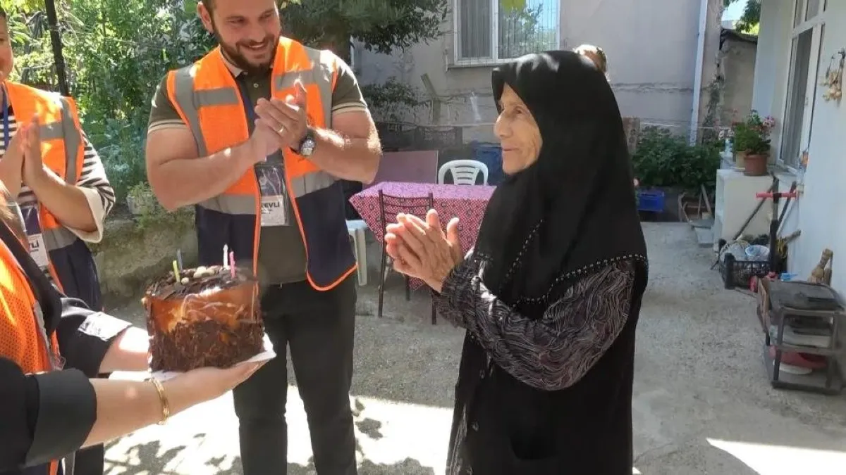 Samsun’da Emine nineye 85. yaşında bir ilk