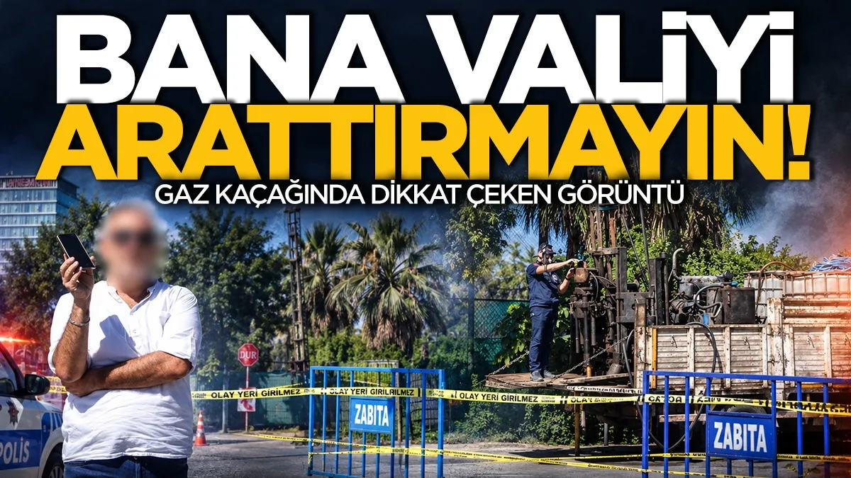 Samsun’da gaz kaçağı bölgesinde gazetecilere “Valiyi arattırmayın” tepkisi