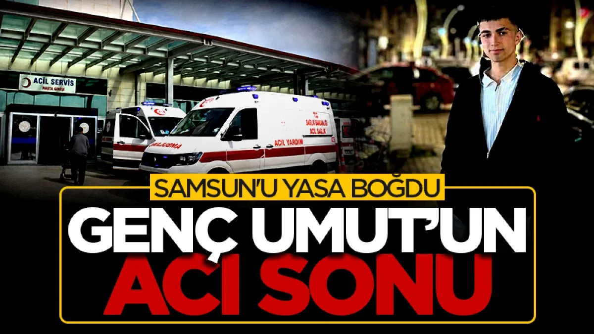 Samsun'da kahreden motosiklet kazası: Genç sürücü hayatını kaybetti