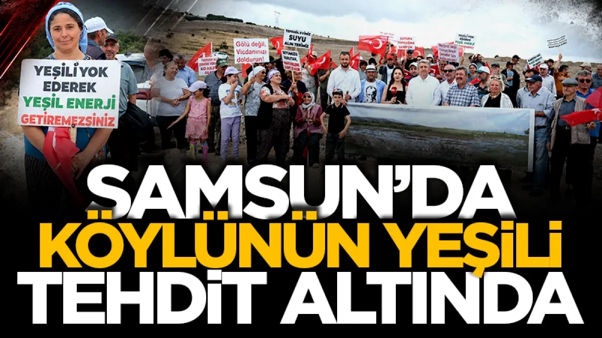 Samsun'da köylünün yeşili tehdit altında!