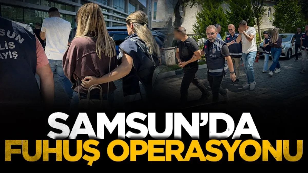 Samsun’da masaj salonuna fuhuş operasyonu