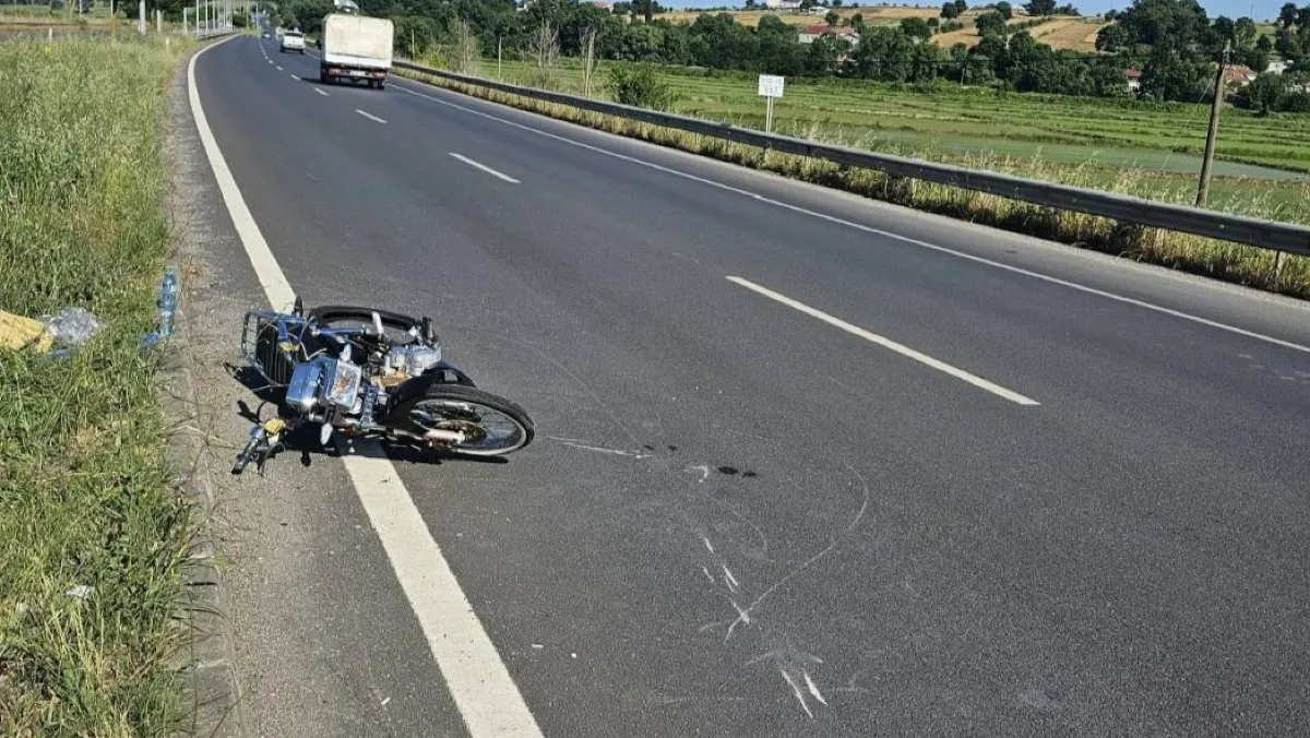 Samsun'da Motosiklet kazası: 2 yaralı