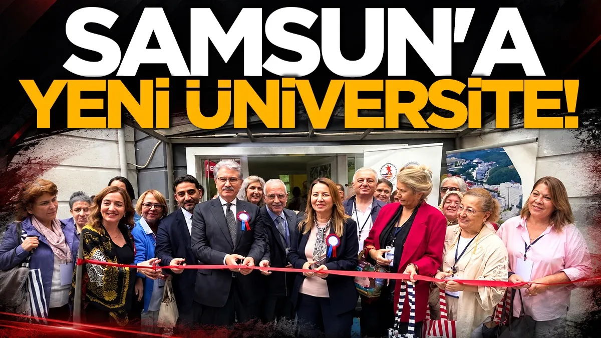 Samsun'da öğrenmenin yaşı yok: Yaşam Boyu Öğrenme Üniversitesi açıldı