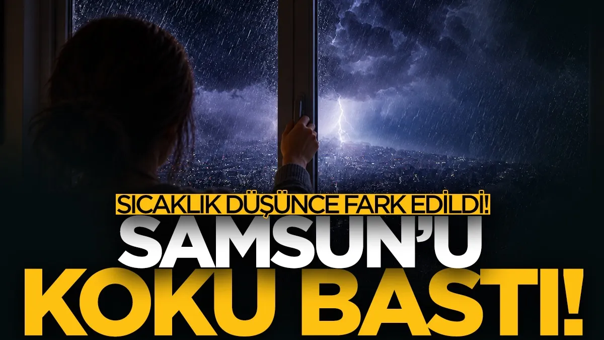 Samsun’da sıcaklık düştü, sokaklarda mazot kokusu hissedildi